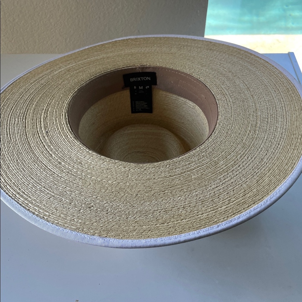 Brixton wide brim straw hat size medium - Picture 5 of 5